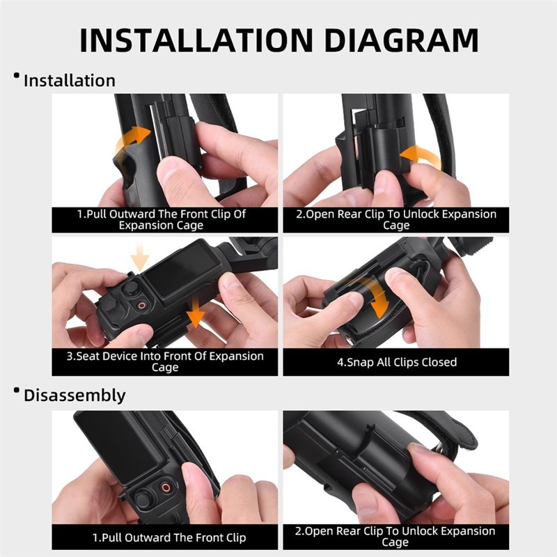 ABZZ-Pocket 4P Gabbia di espan - Drone Gimbal Case recensione e prezzo